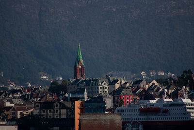 High angle view of a city