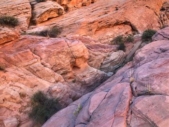 Rock formations in cave