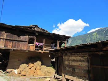 Built structure against blue sky