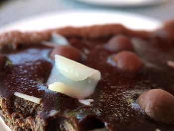 Close-up of chocolate cake