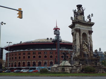 Low angle view of historical building