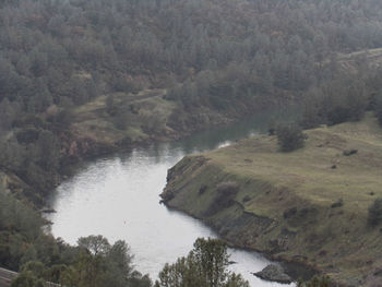 Scenic view of river against sky