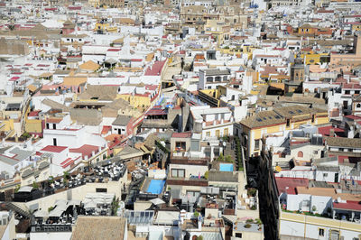 Residential buildings in town