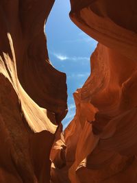 Rock formations in desert