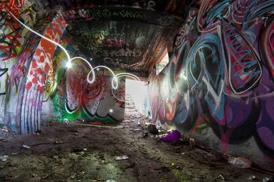 Graffiti on wall