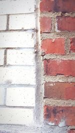 Full frame shot of red wall