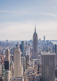 Cityscape against sky