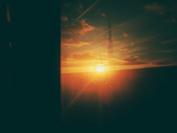 Scenic view of sunset