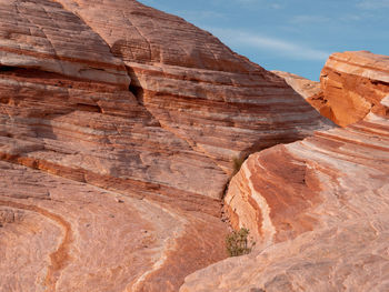 Rock formations in desert