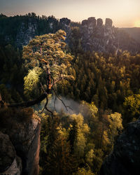 Sunset, Bastei,