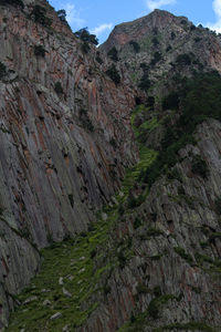 Scenic view of rocky mountains against sky