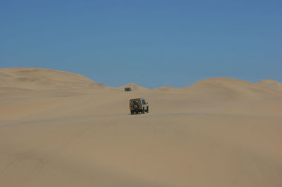 Scenic view of landscape against clear sky