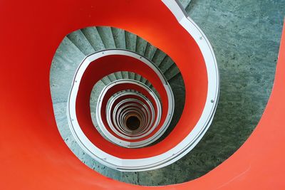 Full frame shot of spiral staircase