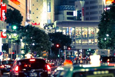 City street at night