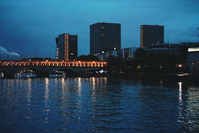 View of city at waterfront