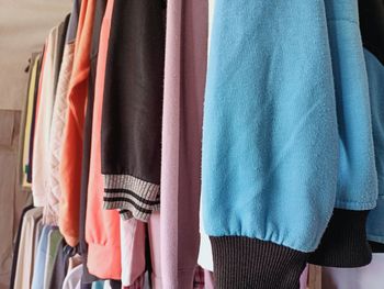 Low section of woman standing in store