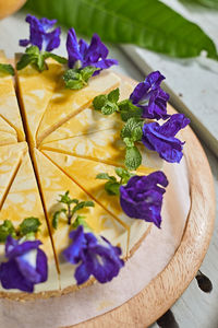 Close-up of pizza on table