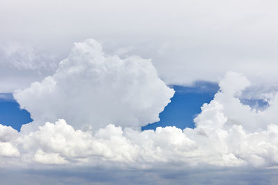 Low angle view of clouds in sky