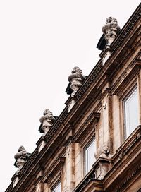 Low angle view of historical building