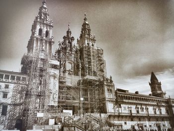 Low angle view of cathedral against sky