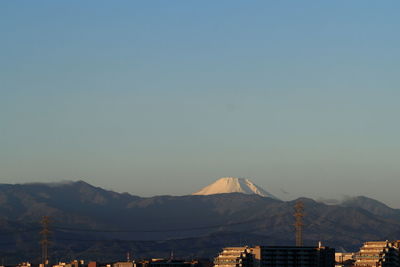 Scenic view of mountains