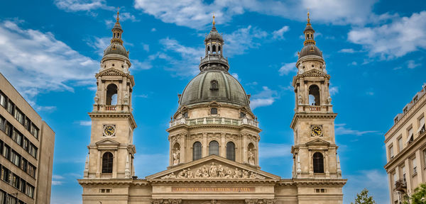 Low angle view of cathedral against sky