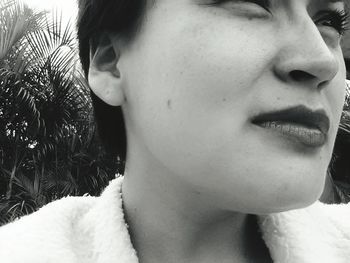 Close-up of young woman