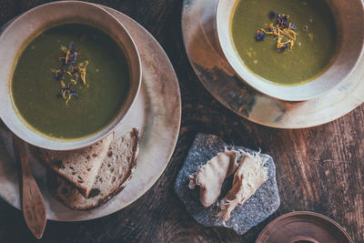 Close up of japan soup