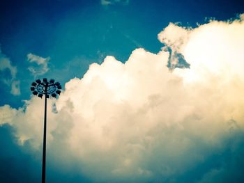 Low angle view of cloudy sky