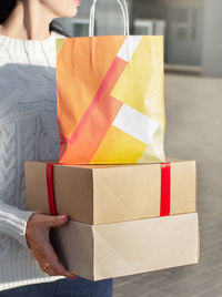 Close-up of gift box