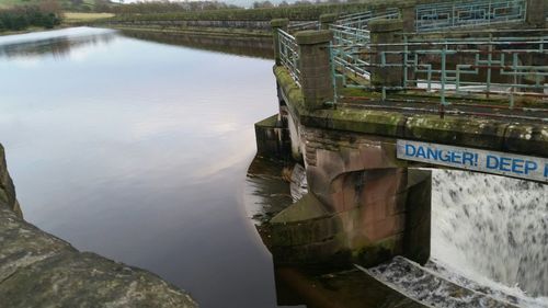 Reflection of built structures in water