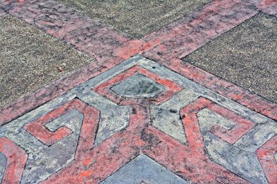 Full frame shot of tiled floor