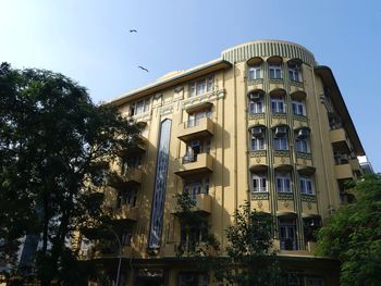 Low angle view of building against sky