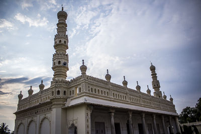 Low angle view of building against sky