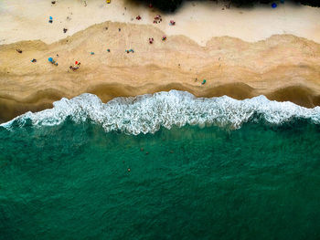 Scenic view of sea shore