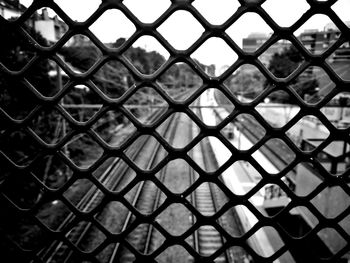 Full frame shot of chainlink fence