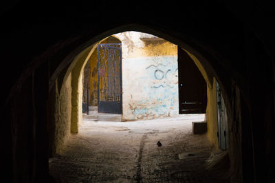 View of old ruin building
