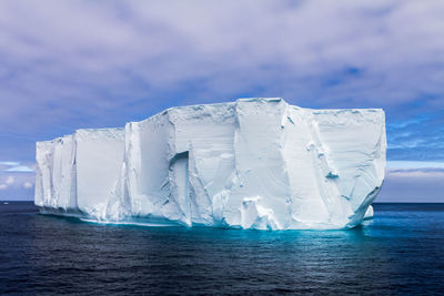 Icebergs in antarctica continent