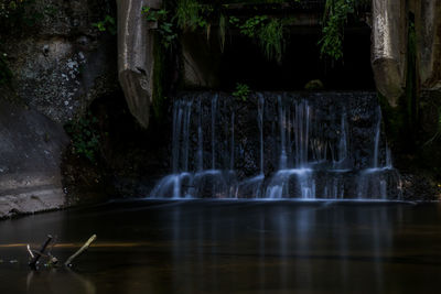 Waterfall in forest