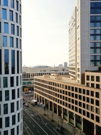 Buildings in city against sky