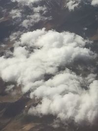 Low angle view of clouds in sky