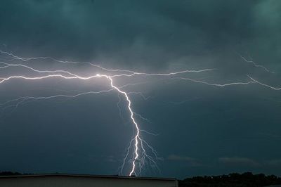 Storm clouds over the sky