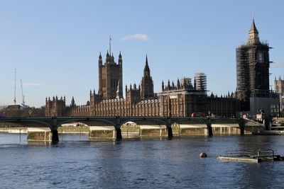Westminster bridge and parliament buildings 