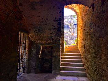 Staircase of old building