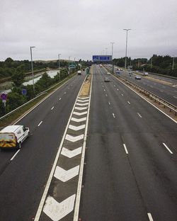 Cars on road