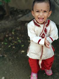 Portrait of a smiling girl