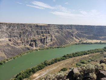 Scenic view of landscape against sky