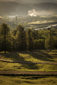 Scenic view of landscape against sky