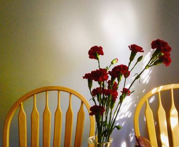 Close-up of red flowers