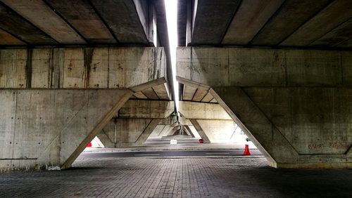 Interior of bridge